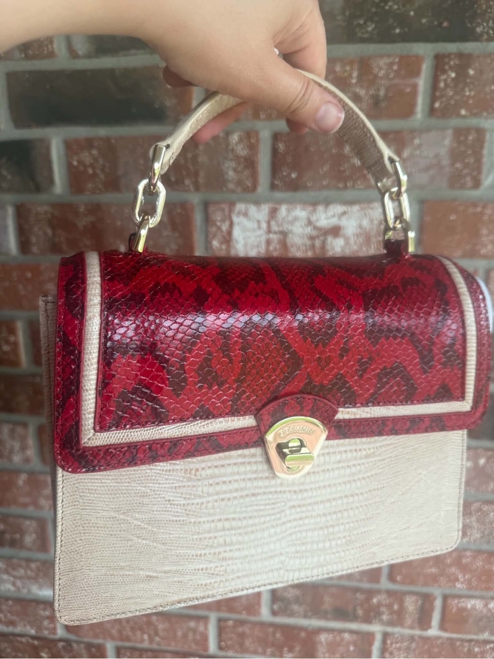 Brahmin Salsa Small Hallie Satchel
